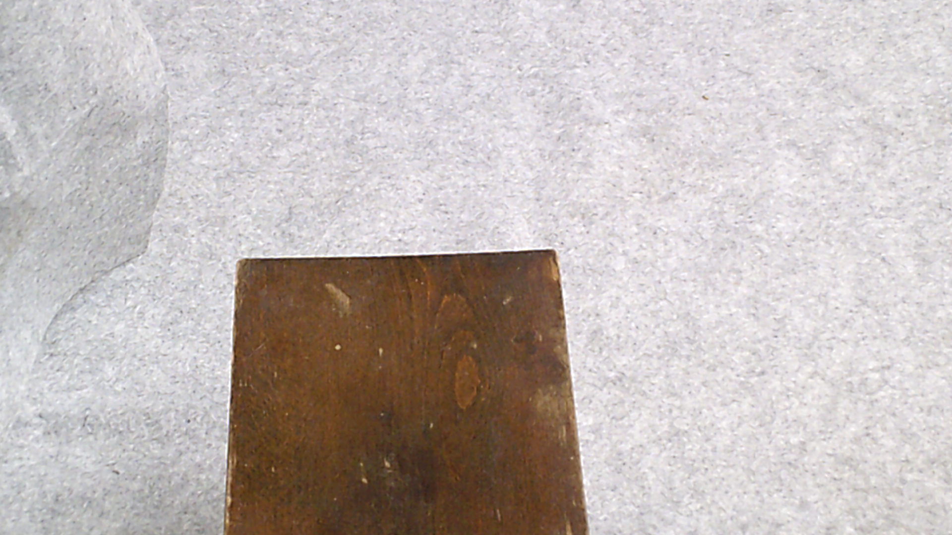 Wooden bench, foot rest from the 70s
