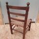 Chaise enfant bois et paille
