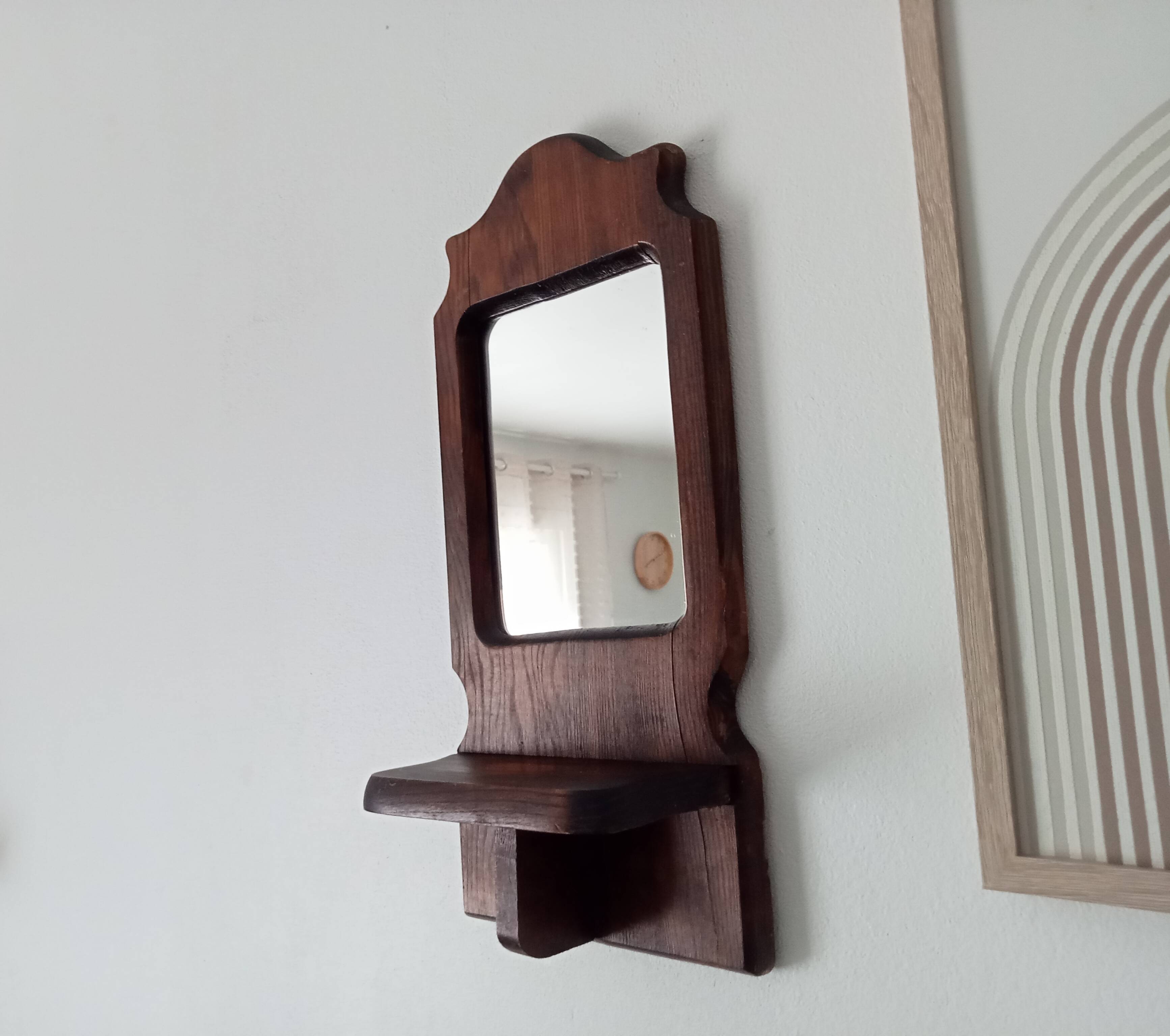 Vintage 60s/70s tablet mirror