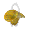 Vase panier en verre de murano