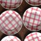 A set of 6 flat plates Nappe Rose Moulin des Loups