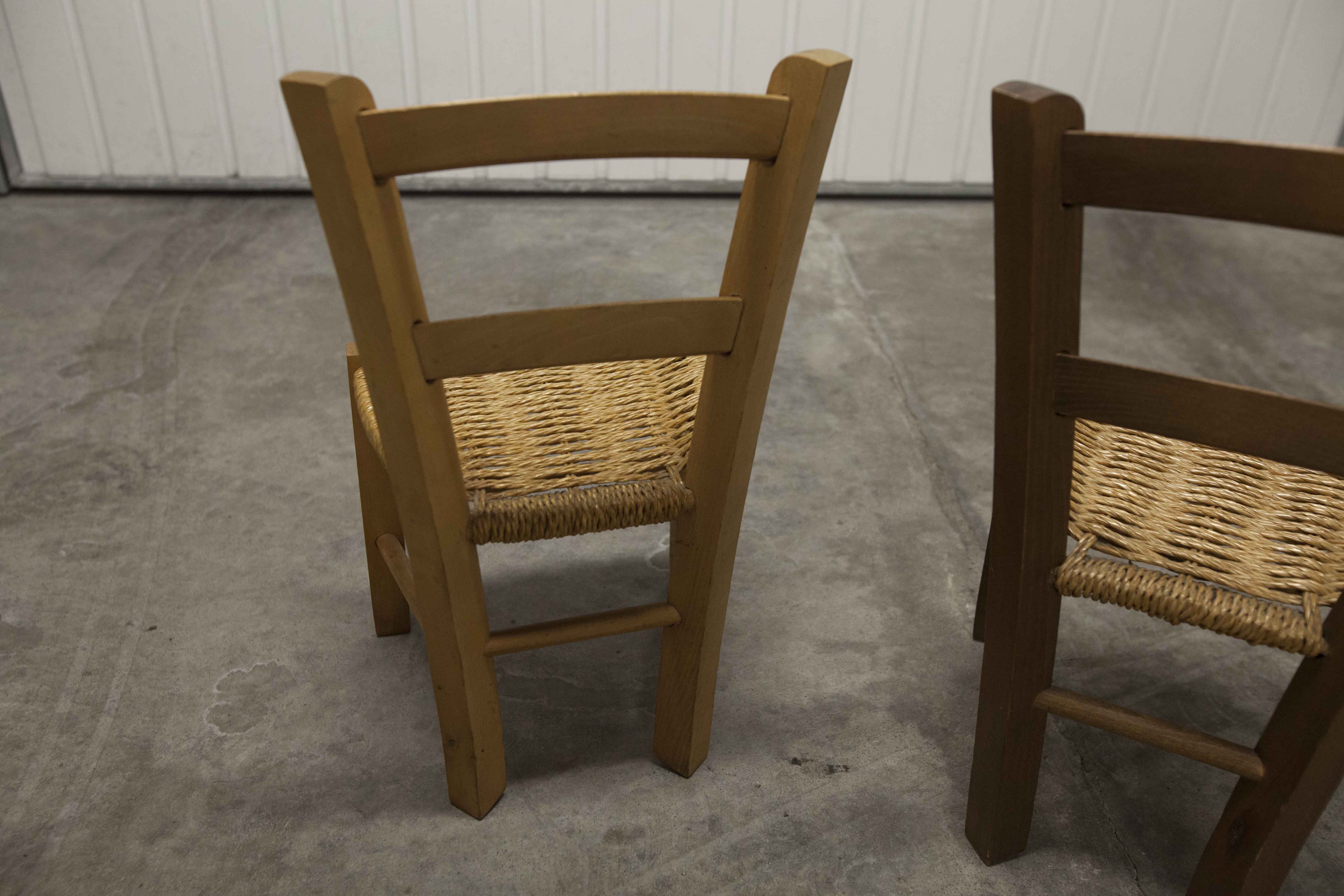 Pair of children's chairs 1960