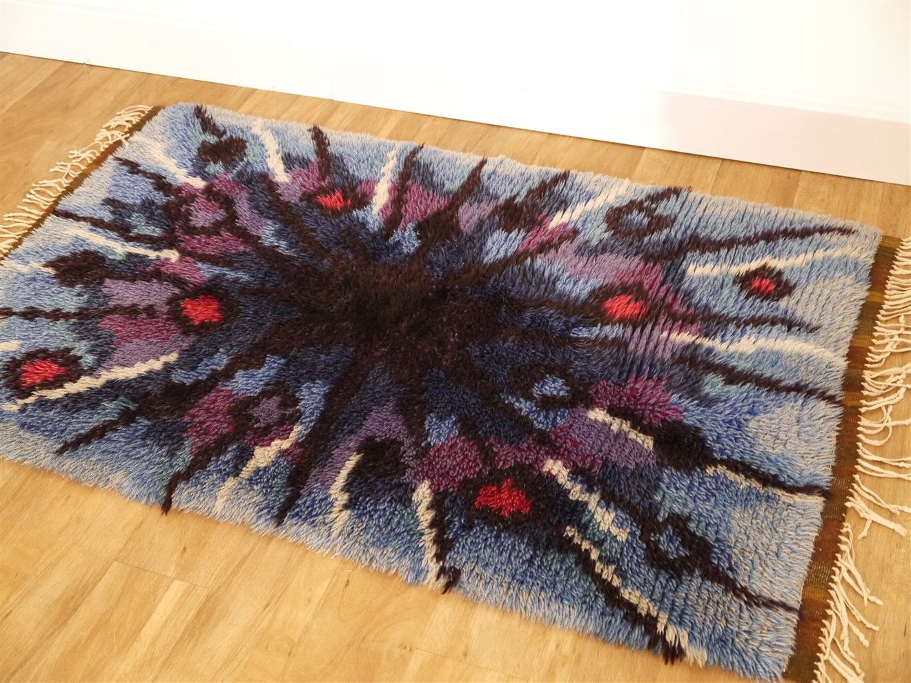 Danish vintage carpet "Rya" 1960