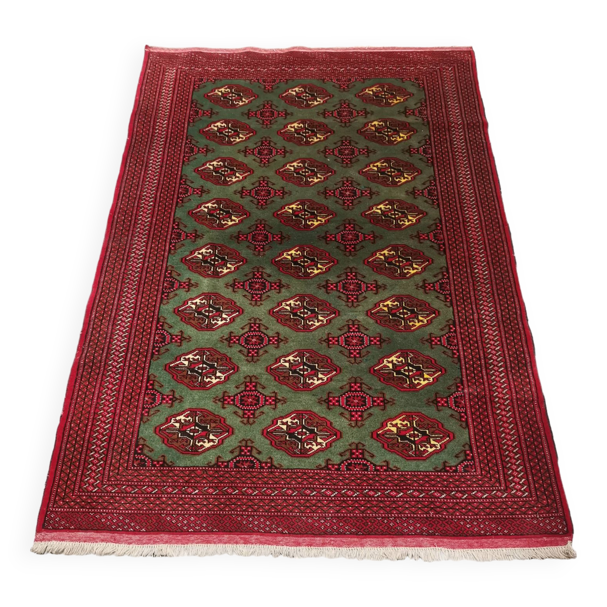 Tapis d'orient persan fait main Boukhara 190 x 130