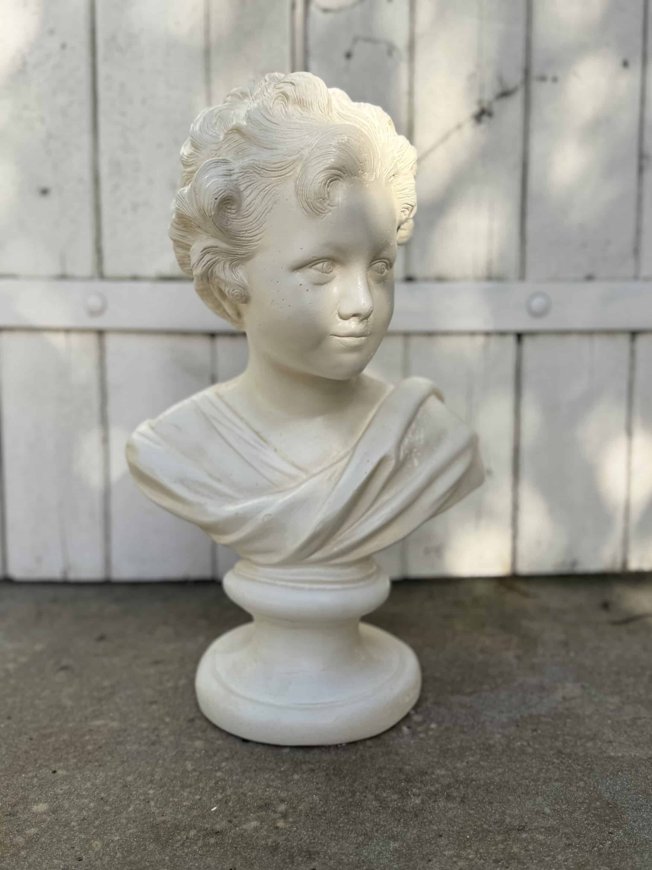 Plaster bust