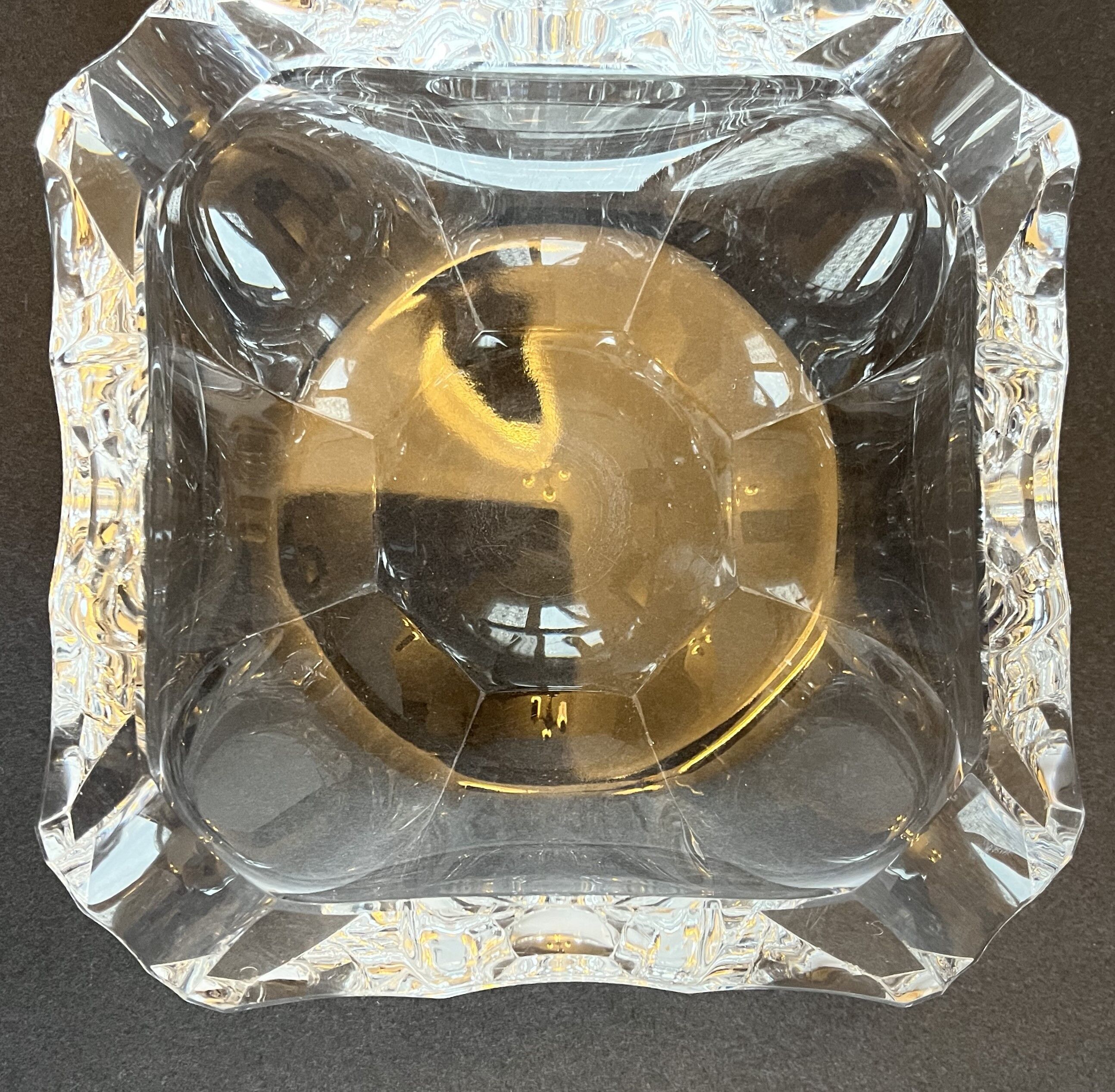 Crystal ashtray