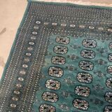 Vintage carpet uzbek bukhara handmade 186cm x 280cm 1970s