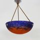 Art Deco suspension by Frères Muller Lunéville, made of glass paste.
