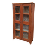Armoire vitrée en bois