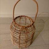 Wicker candle lantern