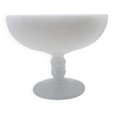 Vintage bowl in white opaline