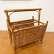 Rattan magazine rack - 60s/70s - Riviera spirit