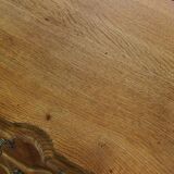 Commode vintage danoise de style brutaliste en chêne clair, dans le style de Henning Kjærnulf, années 1960