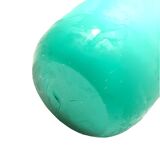 Vase handkerchief opaline turquoise interior white handmade work art deco