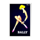 Original advertising poster shoes Bally Bernard Villemot 1980