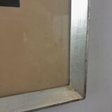 Vintage art deco tennis linocut