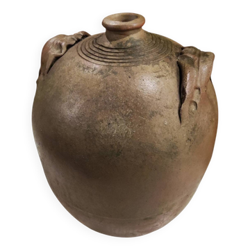 Large stoneware jar