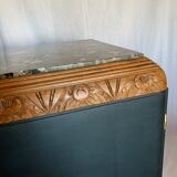 Luberon's "black blue" art deco buffet