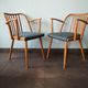Pair of Scandinavian style armchairs, Antonin Suman, for TON, Czech Meal, 70s