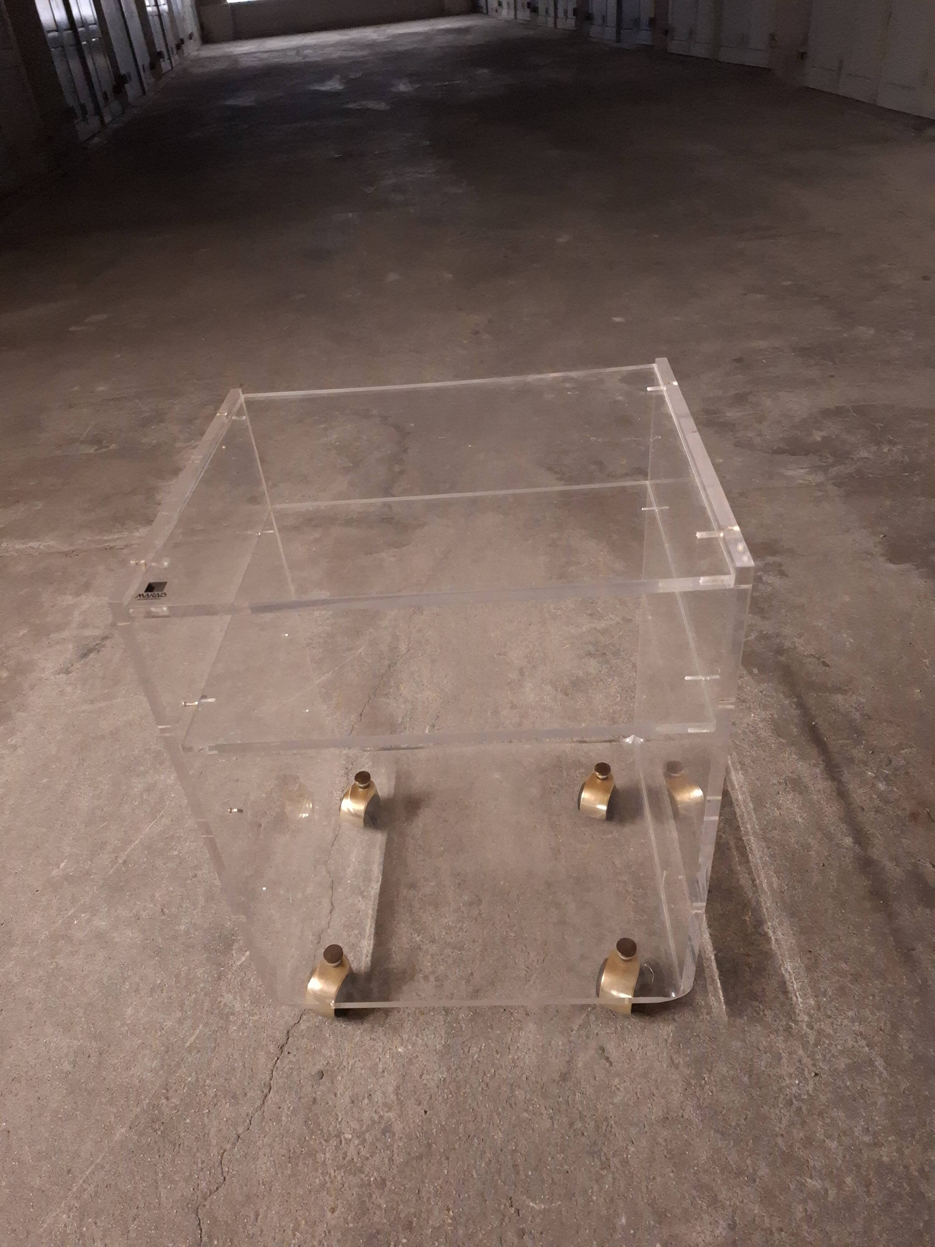Vintage plexiglass furniture design Marais international