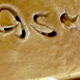 Terracotta vase incised by Jean Clergue in Vallauris