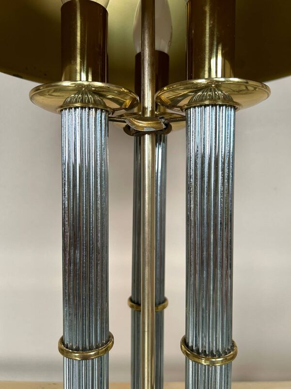 Lampe bouillotte style maison Baguès années 70