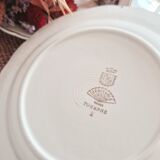 Set of 10 dessert plates Digoin Sarreguemines