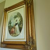 Classical painting gilded