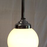 Suspension globe opaline circa 50