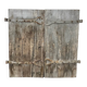 Pair of old shutters