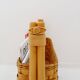 Vintage bamboo magazine rack in bohemian style - 1970s