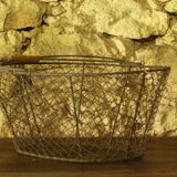 Old metal basket