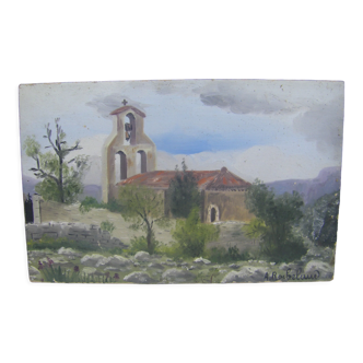 Painting "Chapel in Provence"
