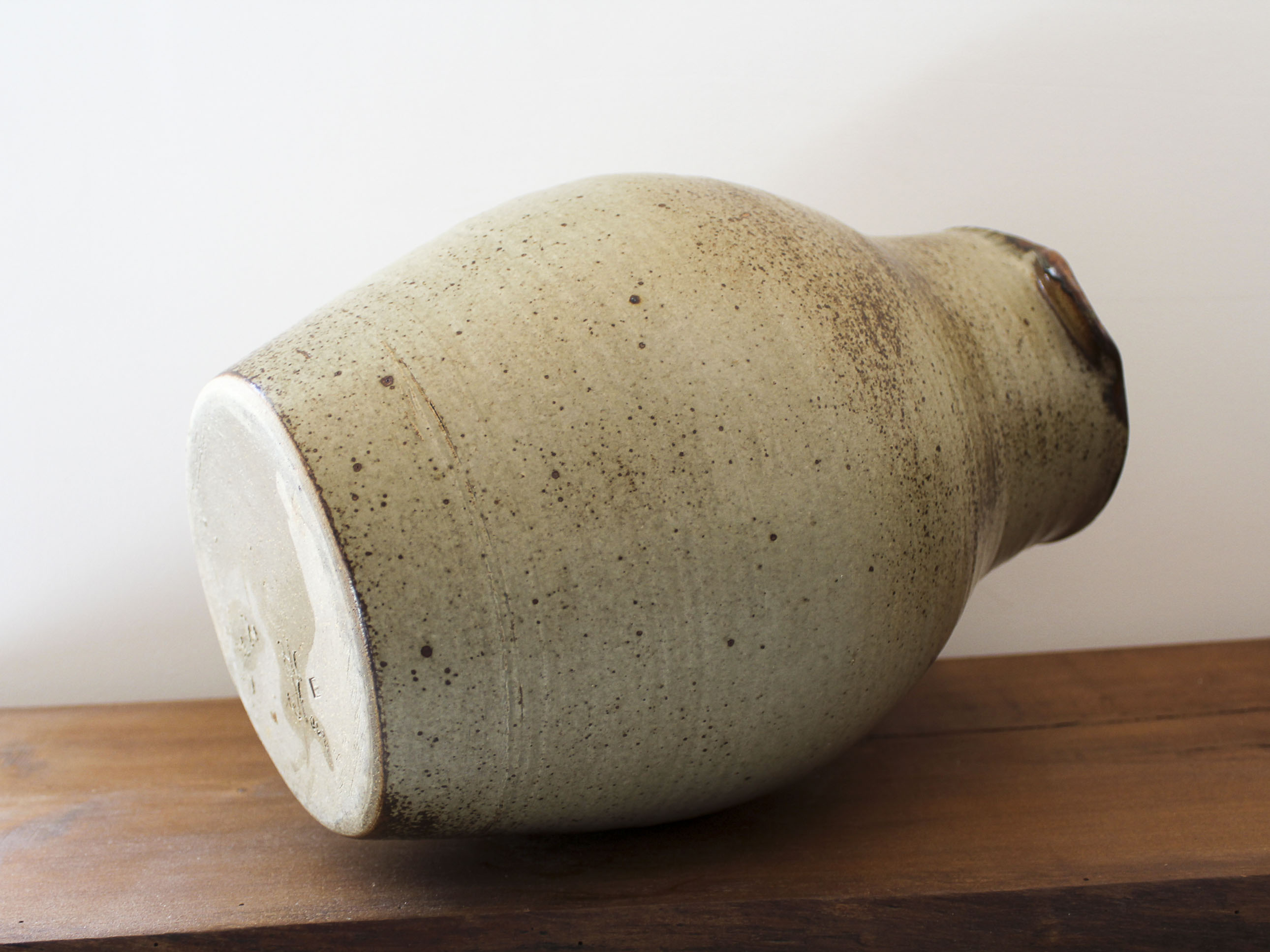 Vase pitcher in sandstone pyrity Le Cep Jean Tessier