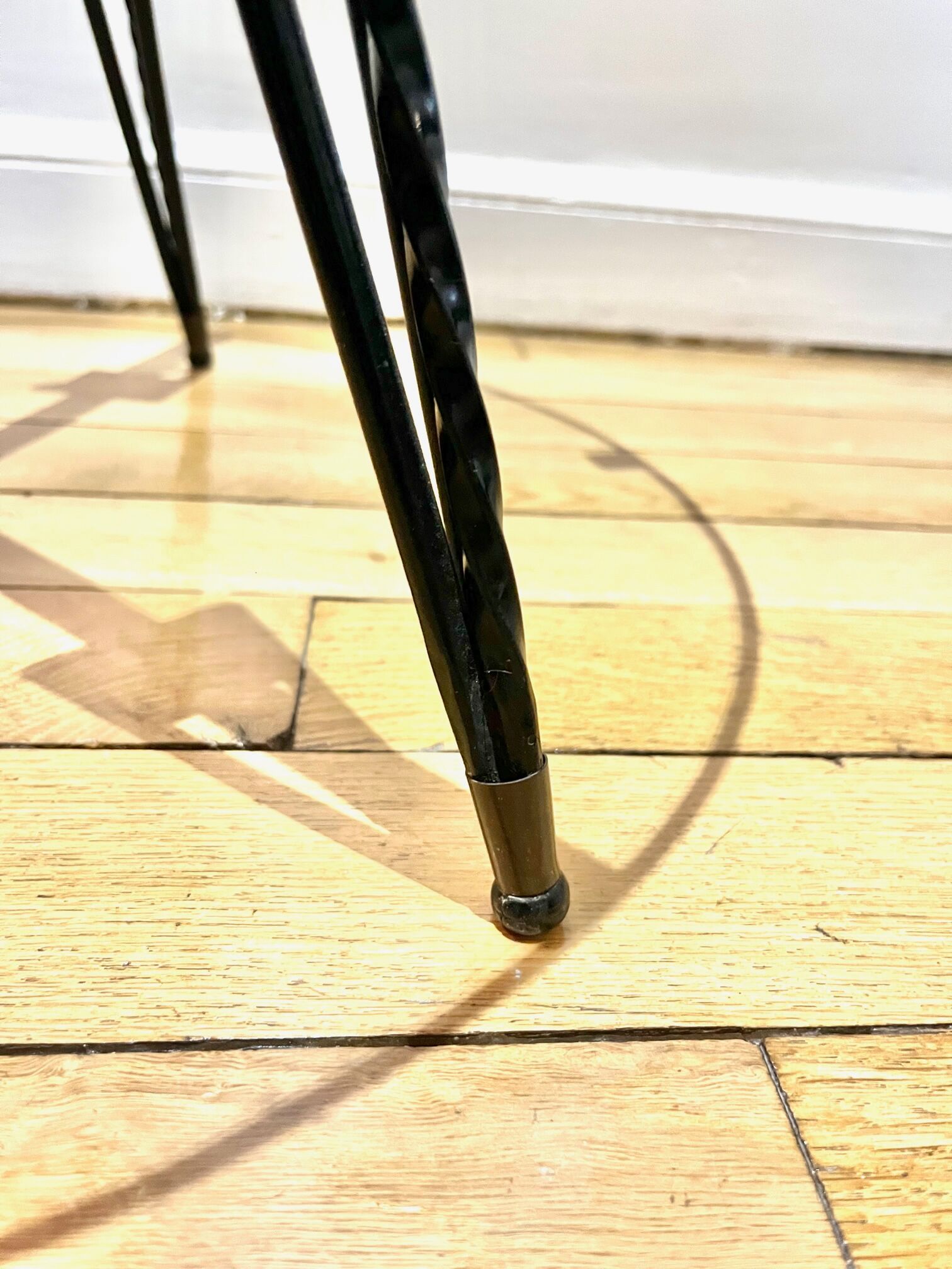 Wrought iron gueridon 1950