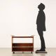 Exotic wood sideboard, Italy, 1960s