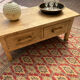 Coffee table with two drawers