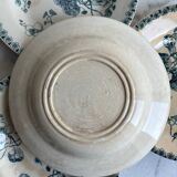 Set of four deep plates, ironstone