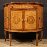 Italian Louis XVI style half-moon sideboard