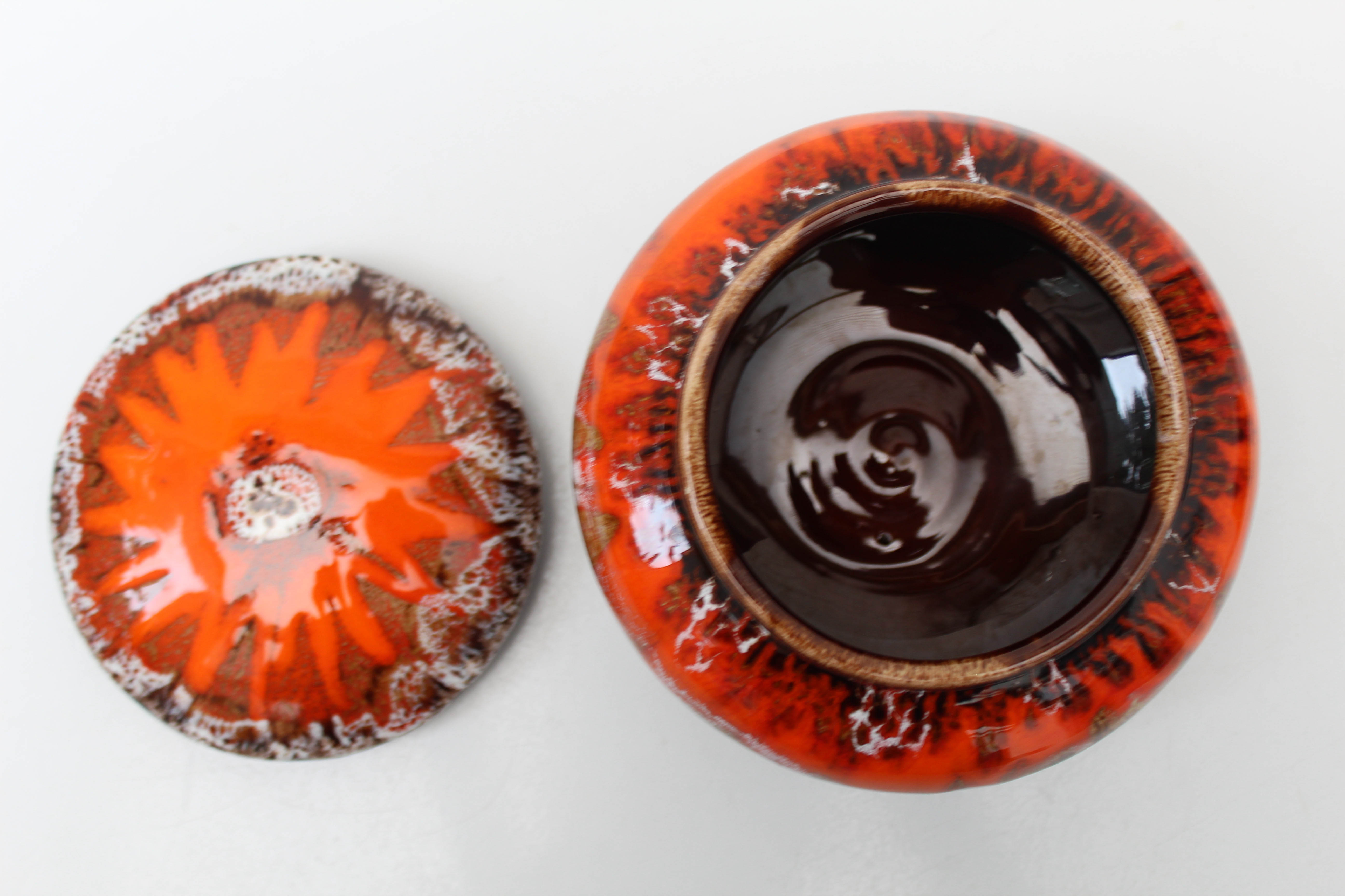 Vallauris ceramic candy box