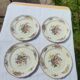 4 flat plates in Villeroy & Boch earthenware model flowers of Montclair diam 25 cm