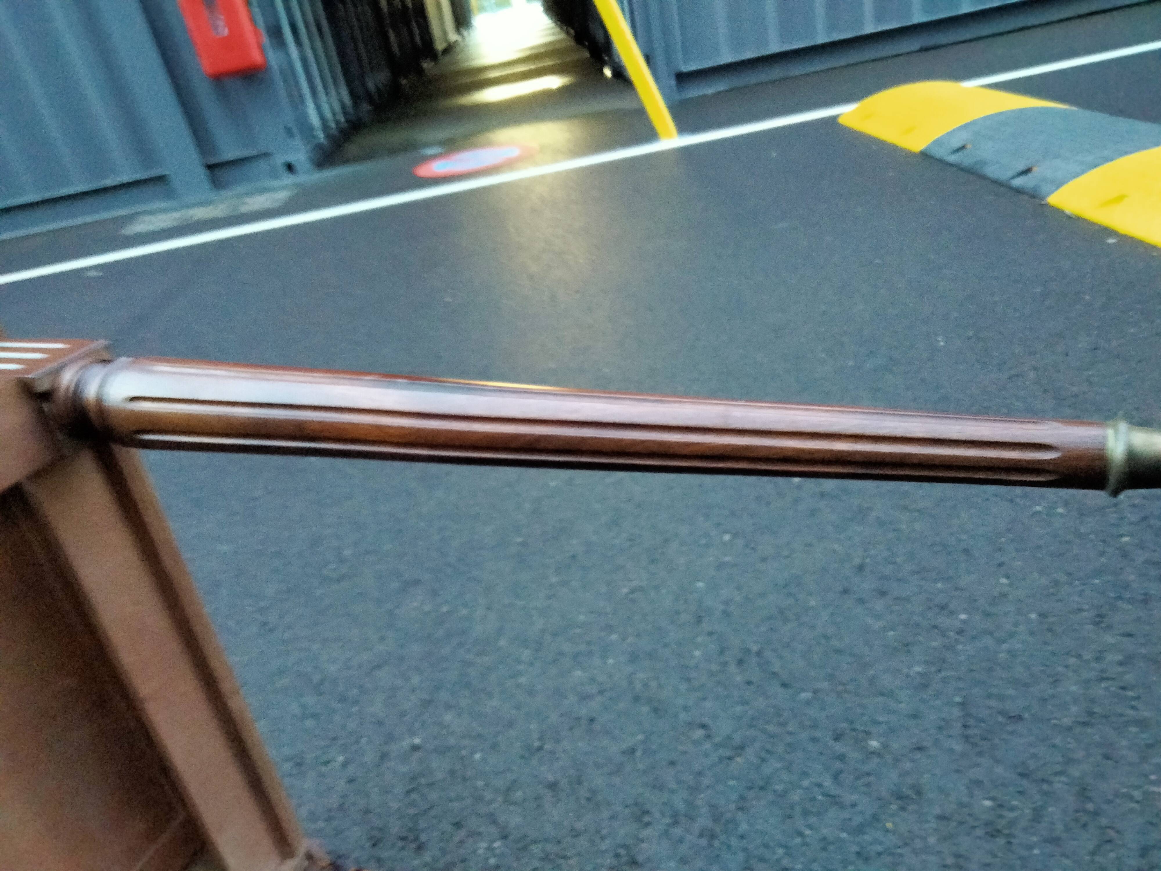 Old style flat desk louis xvi leather tray with 2 pulls