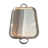 Silver metal tray