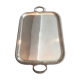Silver metal tray
