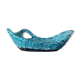 Coupe en faïence turquoise