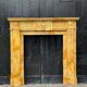 Louis XVI Style Fireplace In Yellow Siena Marble Circa 1880