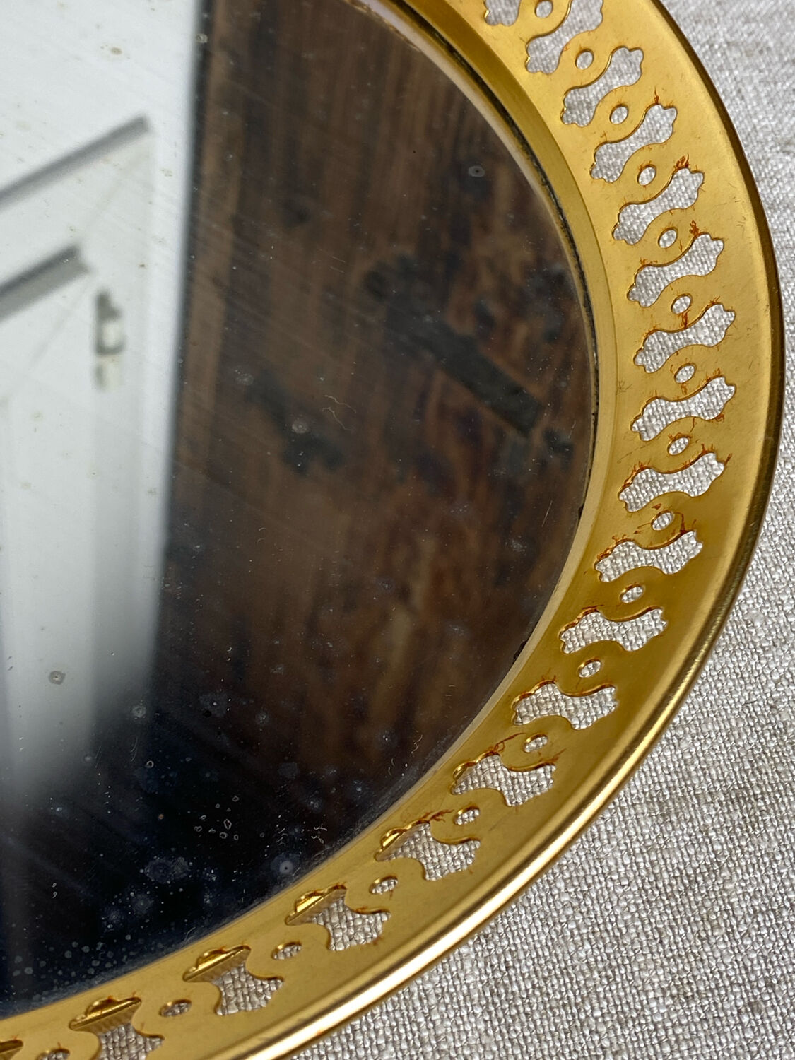 Oxydor mirrored tray, 1950s/60s