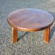 Aranjou Table basse d'appoint, Orme, France, années 1970/80