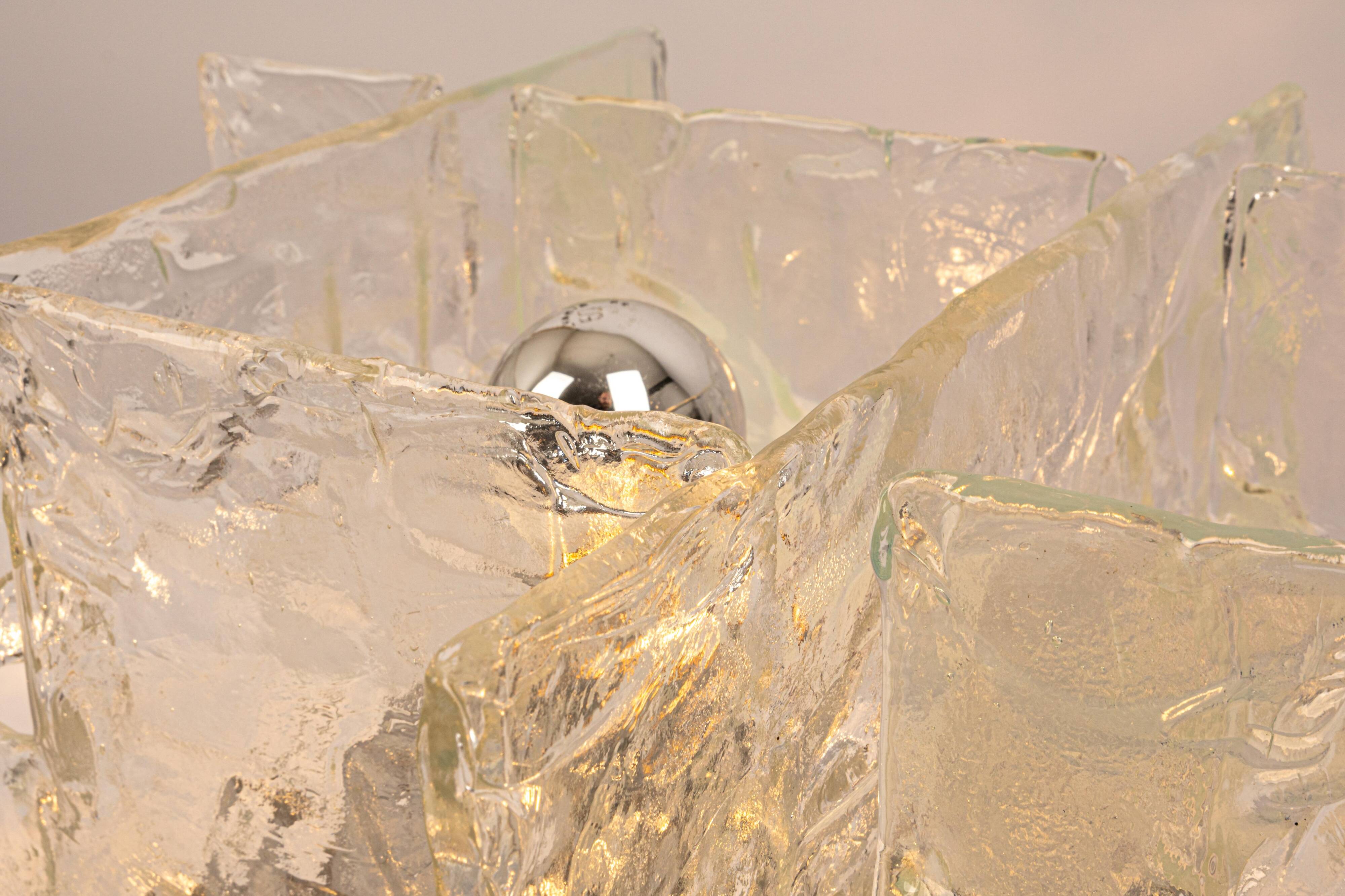 Murano Glass Wall Sconce by Kalmar, Austria, 1960s