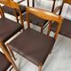 1960s Set of 6 vintage Danish Teak Dining Chairs by H.W. Klein for Bramin